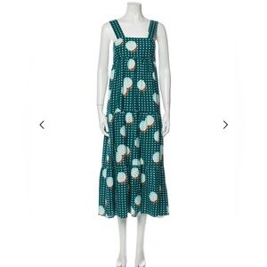Hunter Bell Polka Dot Print Long Dress